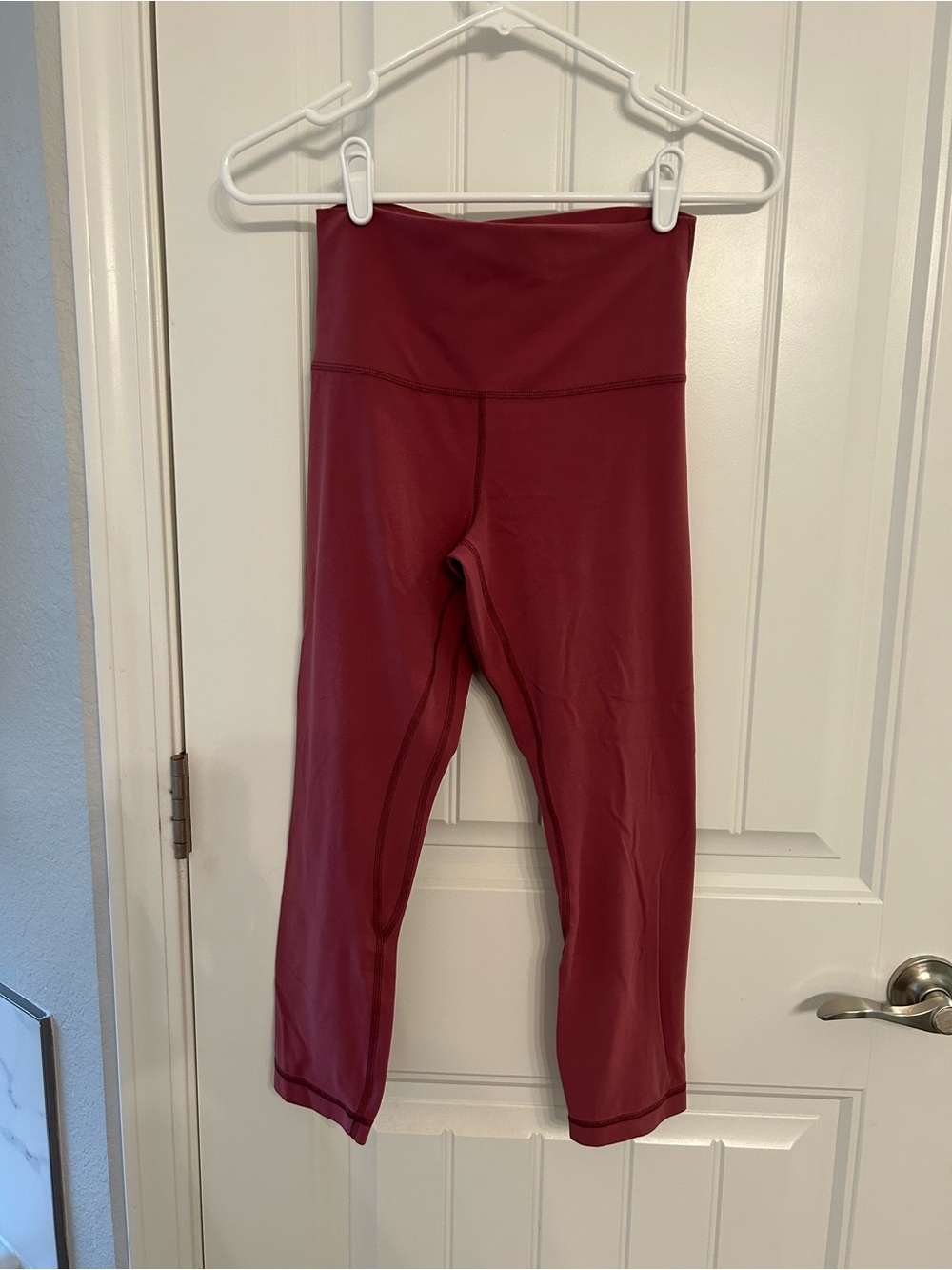 lululemon athletica High-Rise Crop Leggings in Burgundy